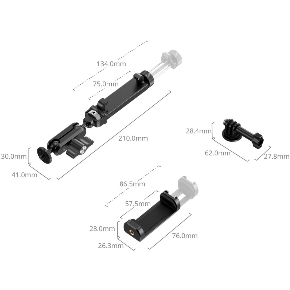 SmallRig 5726 Supporto da recinzione per action fotocamera