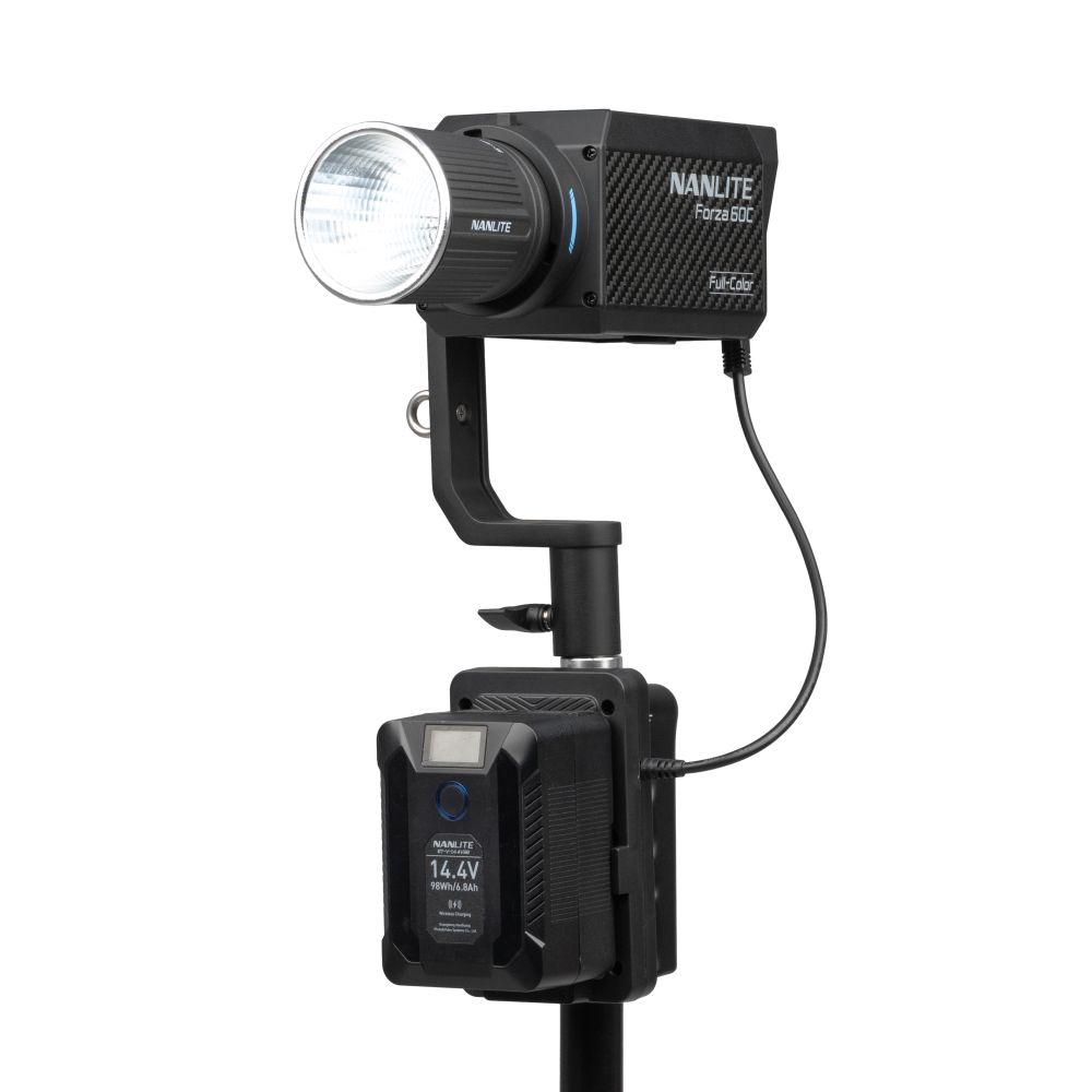 Nanlite Forza 60B II Bi-color Luce a LED - V-Mount Location kit