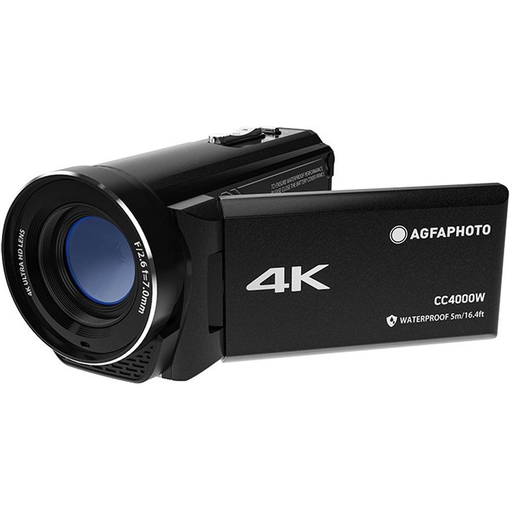 AgfaPhoto Videocamera impermeabile 4K CC4000W