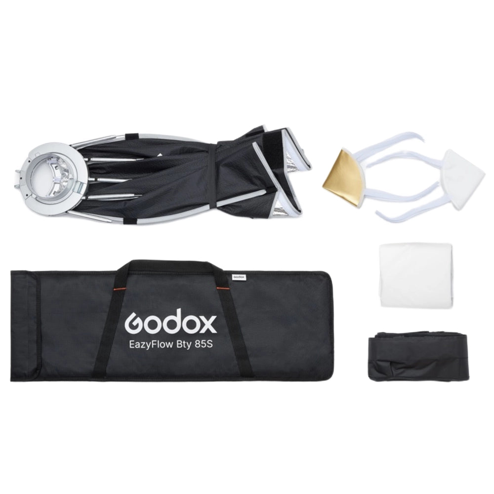 Godox EazyFlow Foldable Beauty Dish 85 Bowens - Argento