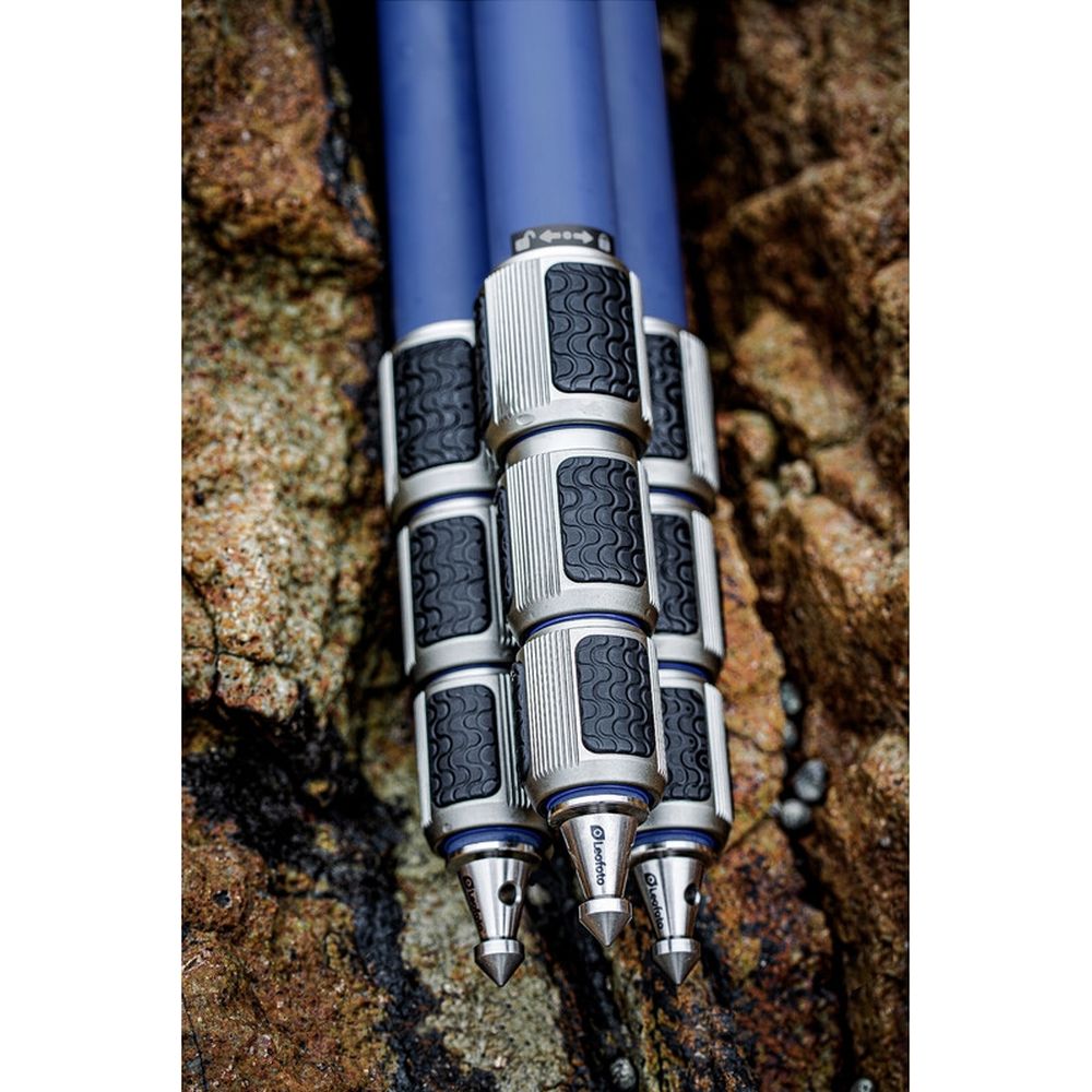 Leofoto Poseidon LP-324C+LH-40R, blu