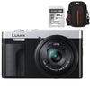 Panasonic Lumix DC-TZ99 Silver/Black + Lexar 64GB SDXC + Case Logic DCB-313