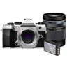 OM SYSTEM OM-5 Mark II argento + 14-150mm f/4.0-5.6 ED II + Peter Hadley PS-BLS5