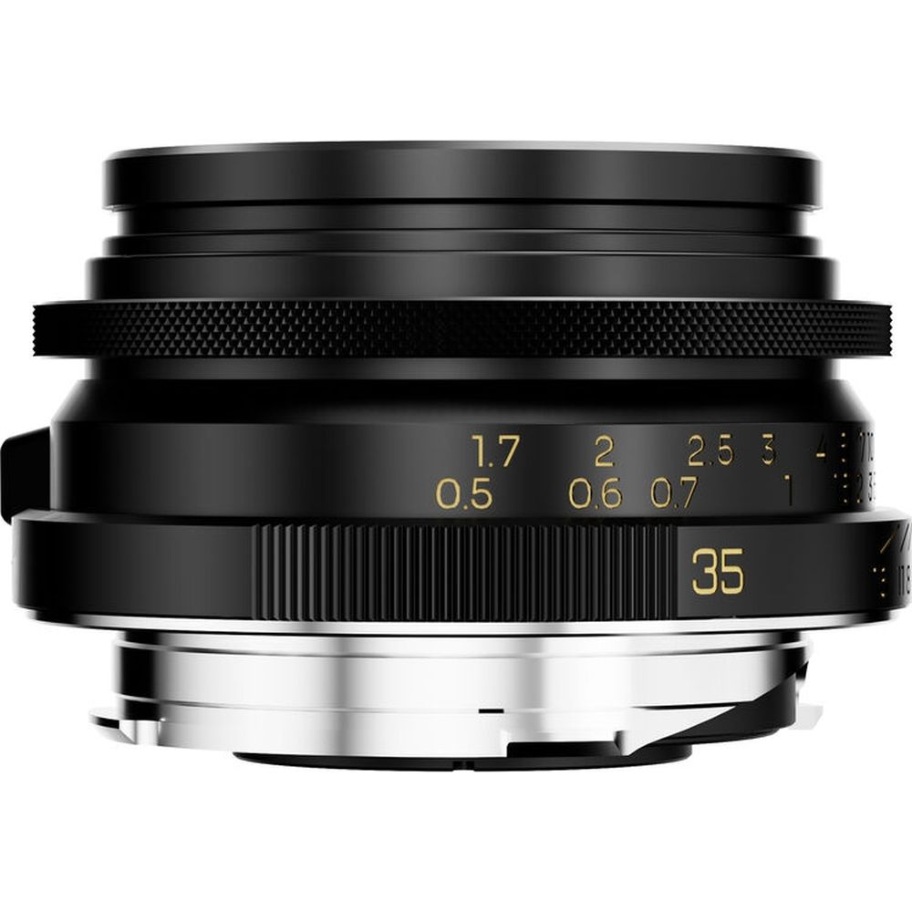 Thypoch Full-frame Ksana 35mm f/2 ASPH. con paraluce Leica M, vernice nera