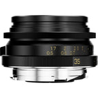 Thypoch Full-frame Ksana 35mm f/2 ASPH. con paraluce Leica M, vernice nera