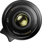 Thypoch Full-frame Ksana 35mm f/2 ASPH. con paraluce Leica M, vernice nera