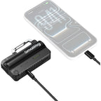 SmallRig 6091 Kit caricabatterie con 2 batterie 21700 da 5000 mAh, colore nero