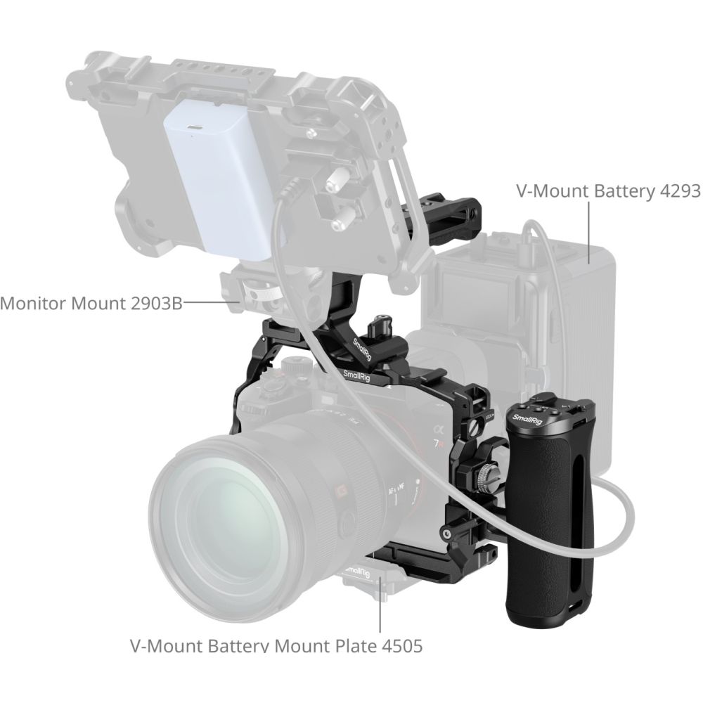 SmallRig 6704 Kit di gabbia avanzata per Sony Alpha 7R VI