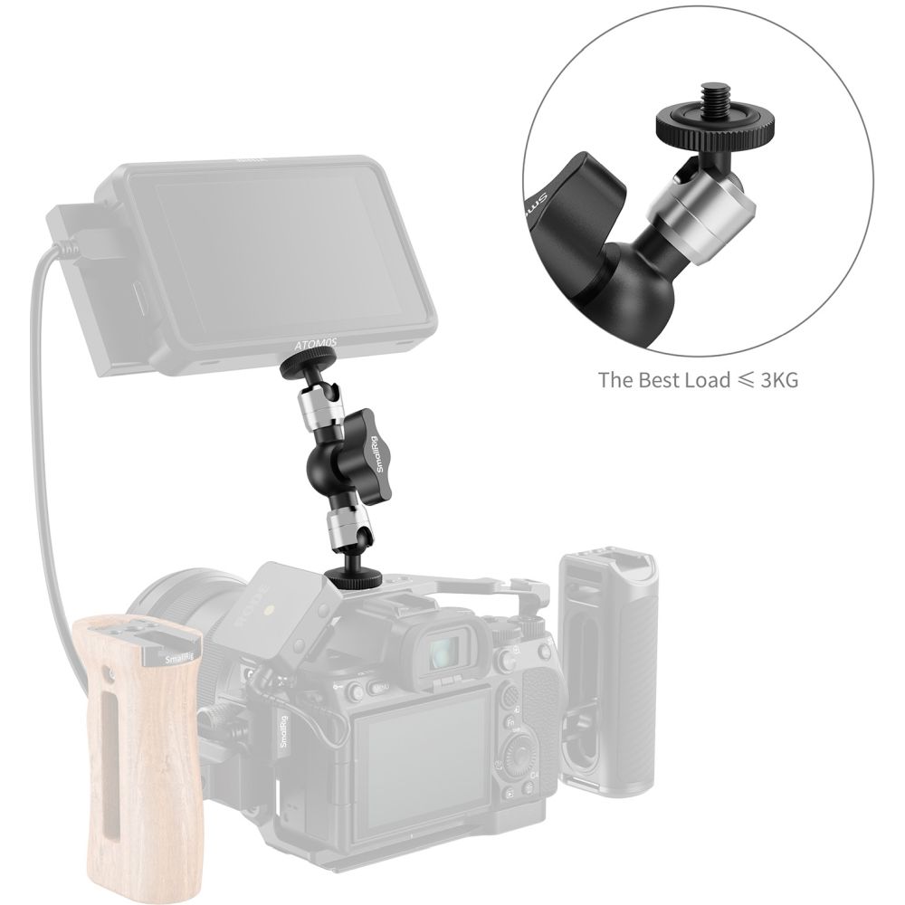 SmallRig 6509 Supporto mini braccio magico da 4,3 pollici