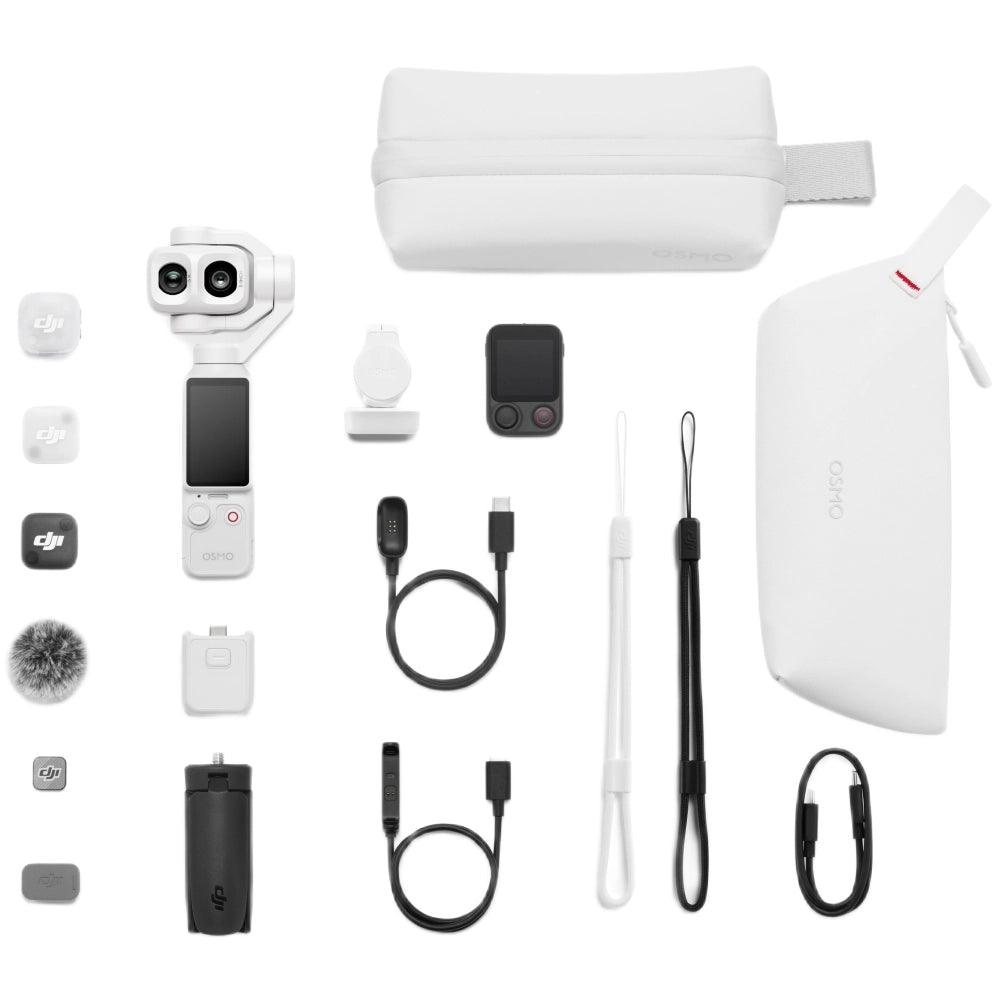 DJI Osmo Pocket 4P (Pro) Creator Combo - Pearl Bianco