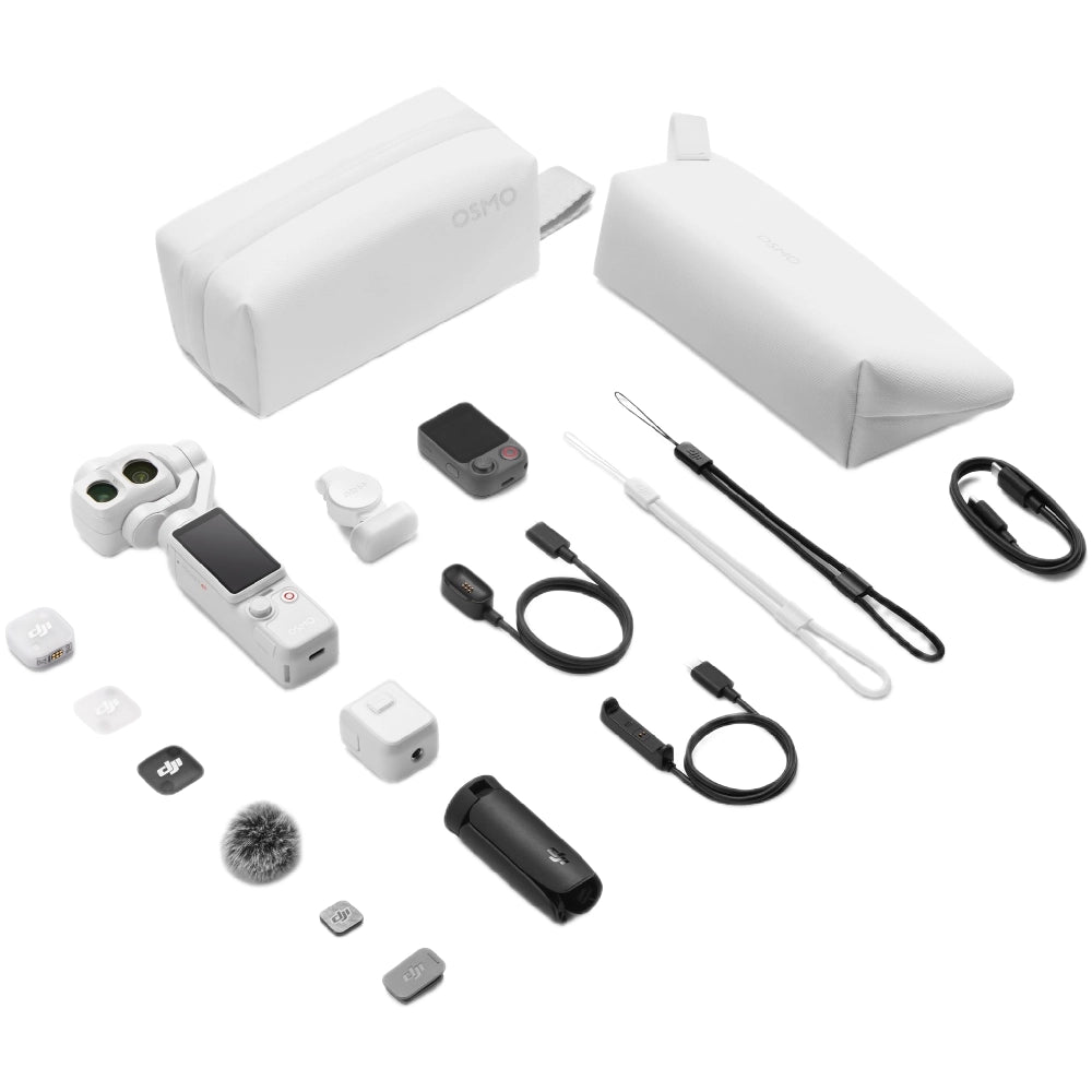 DJI Osmo Pocket 4P (Pro) Creator Combo - Pearl Bianco