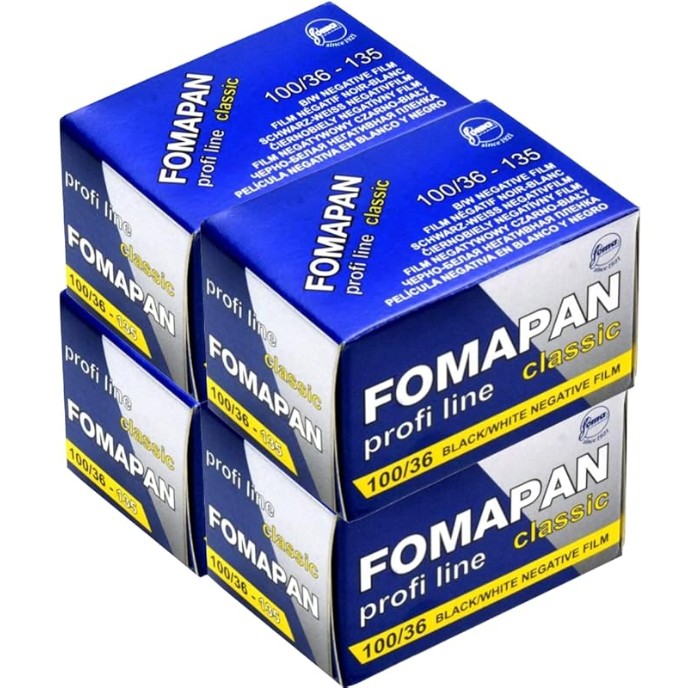 Fomapan Classic 100 135/36 confezione da 4 rullini