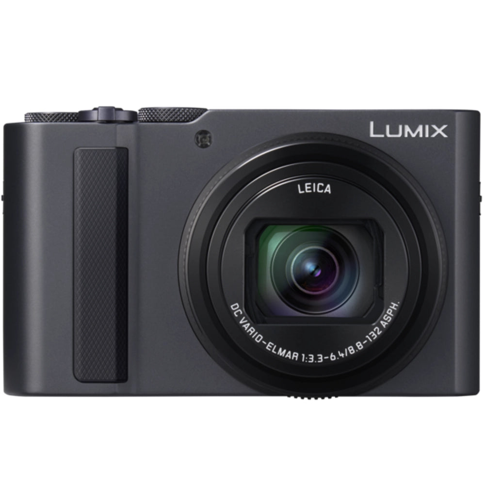 Panasonic Lumix DC-TZ300 - Donkerzilver+ Lexar 64GB SDXC + Custodia Logic DCB-313