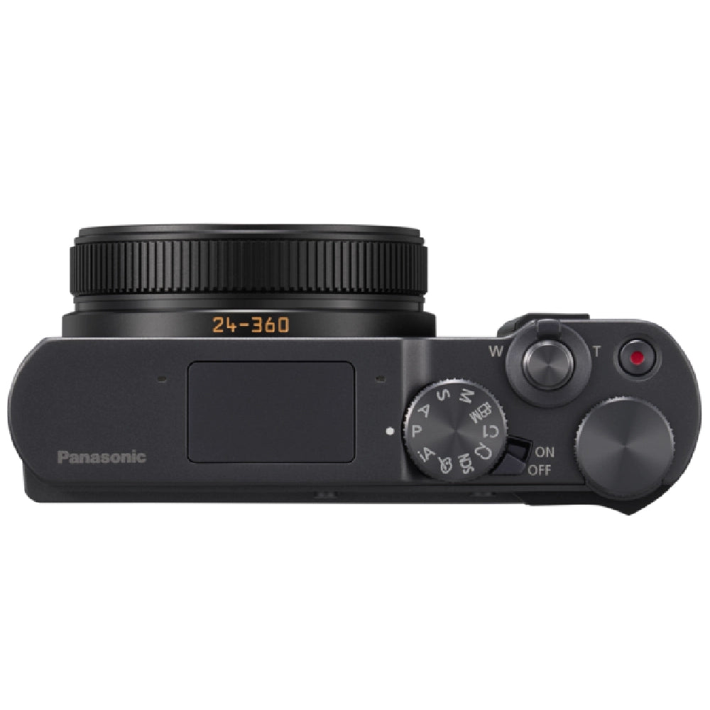 Panasonic Lumix DC-TZ300 - Donkerzilver+ Lexar 64GB SDXC + Custodia Logic DCB-313