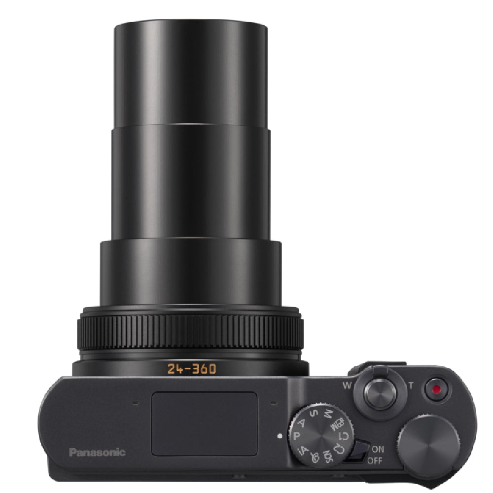 Panasonic Lumix DC-TZ300 - Donkerzilver+ Lexar 64GB SDXC + Custodia Logic DCB-313