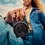 Panasonic Lumix DC-TZ300 - Donkerzilver+ Lexar 64GB SDXC + Custodia Logic DCB-313