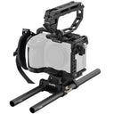 SmallRig 6924 "HawkLock" Advanced Gabbia Kit con Dual Rod System per Sony FX5