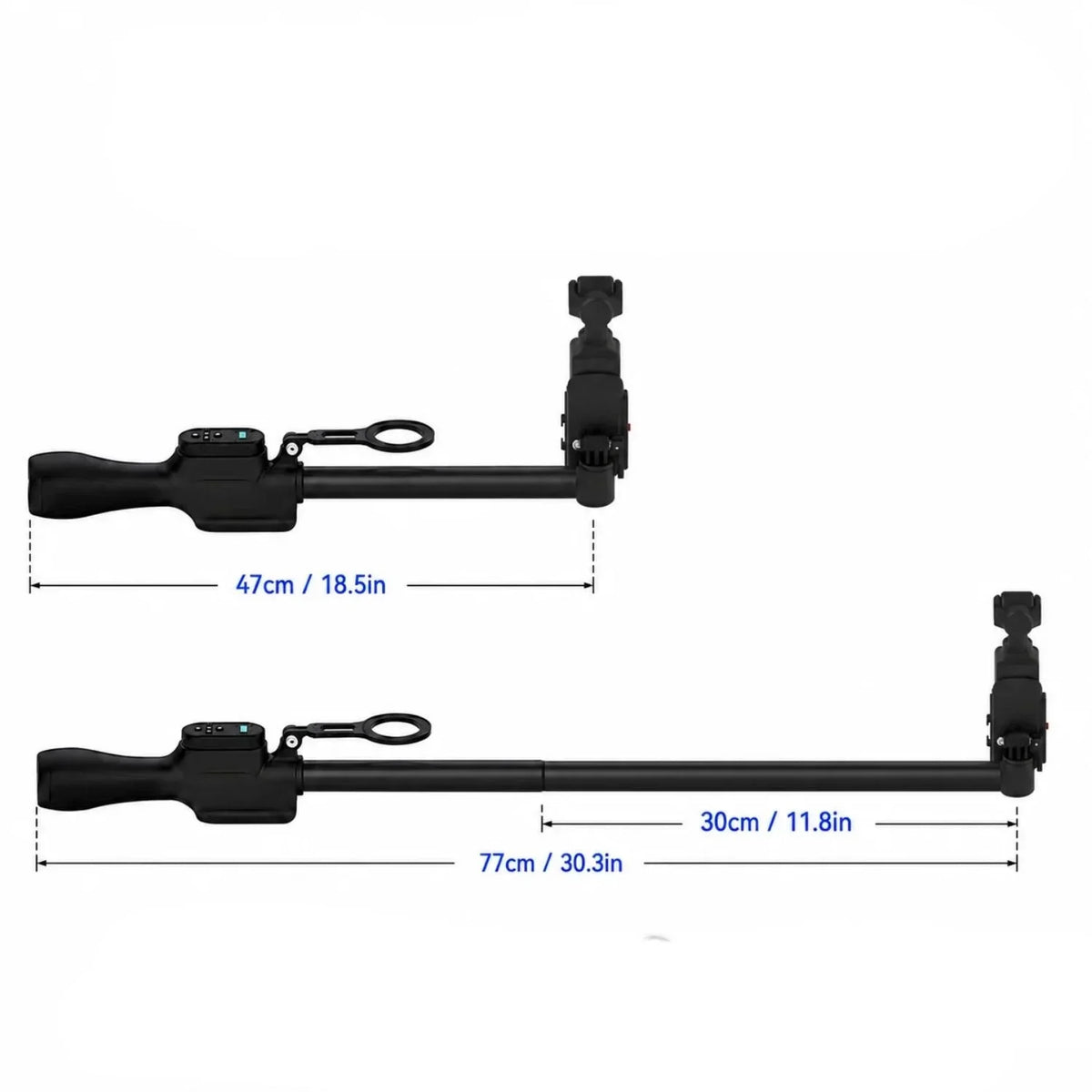 Konova DS3 Motorised Selfie Stick, Monopod and Slider for DJI Pocket 3/4