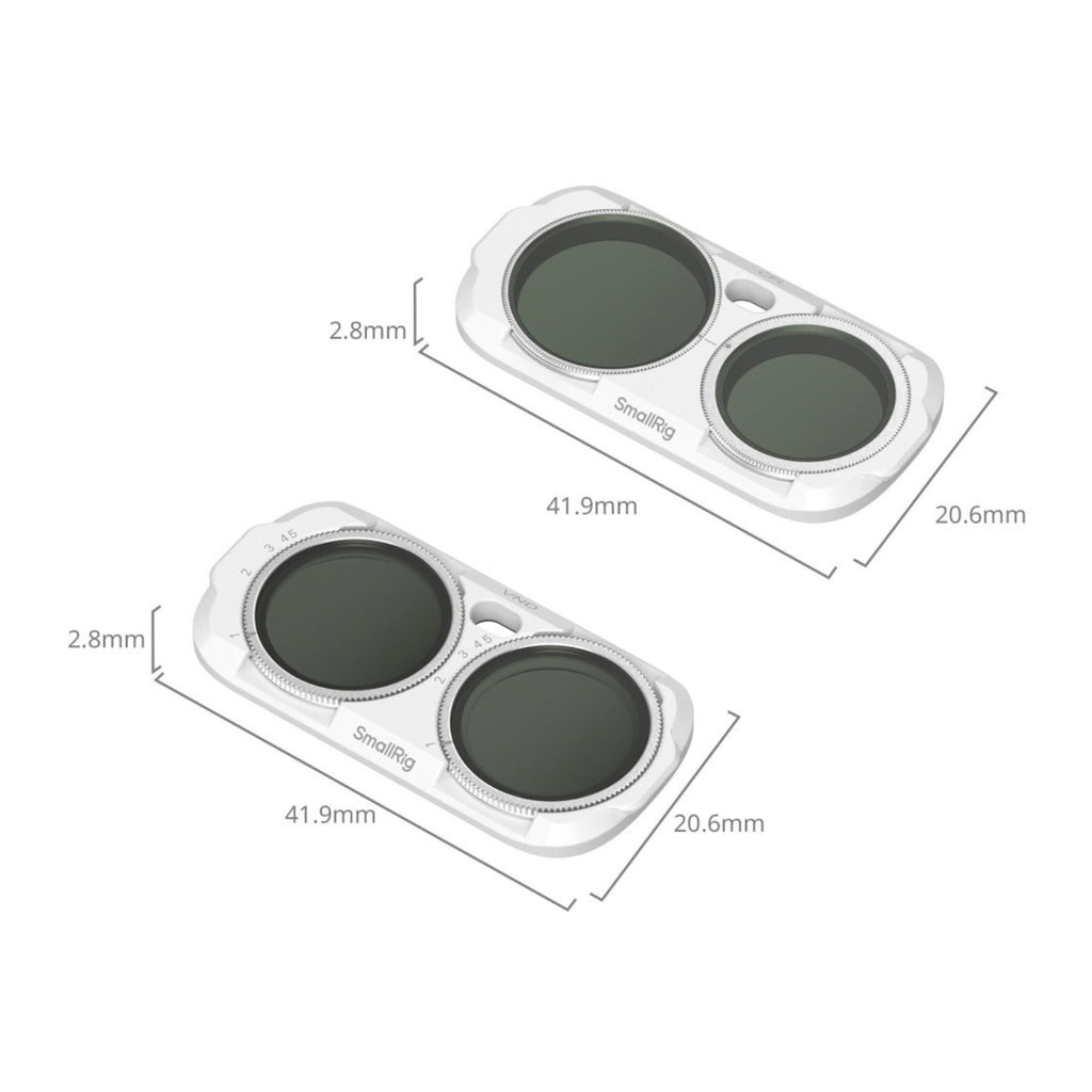 Kit filtri CPL/VND SmallRig 6986 per Insta360 Luna Ultra - bianco